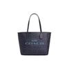 City Canvas Magnetverschluss Logo Tragetasche Damen Tragetasche Mitternachtsblau CP074-SVN2V