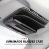 Car Sun Visor Glasses Case Organizer Box Holder Visor Sunshade For Citroen Jumper Celysee Cactus Picasso Aircross Saxo Grand