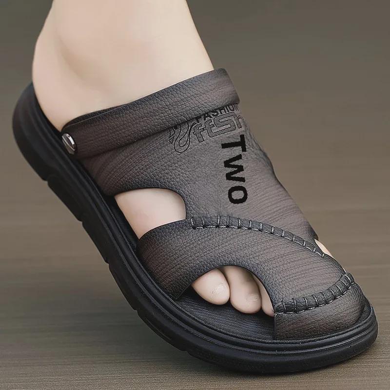2024 Men's Summer Outdoor Sandals: Casual, Fashionable, Beach-Ready, and Perfect for Youth Sports.