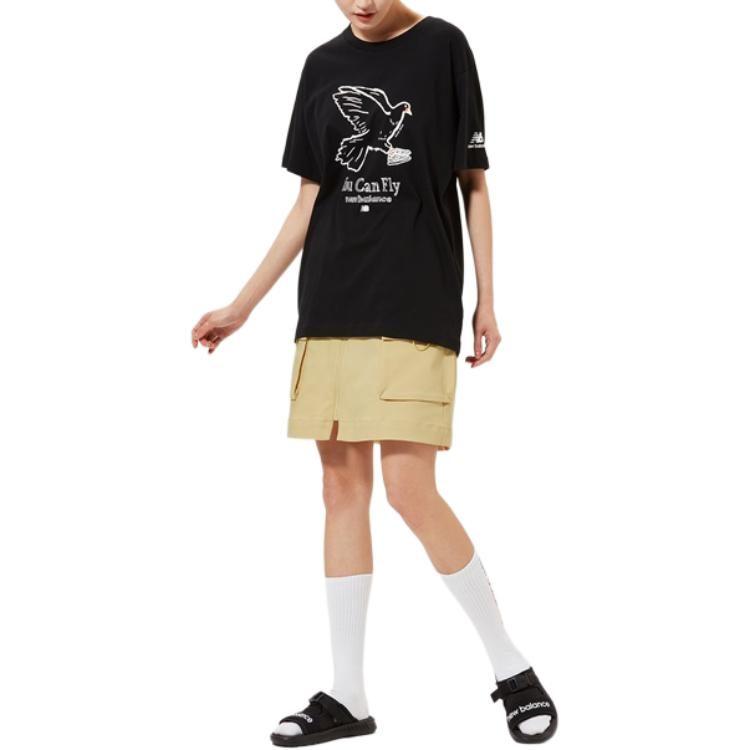 New Balance T Shirt Unisex Black AMT12341-BK
