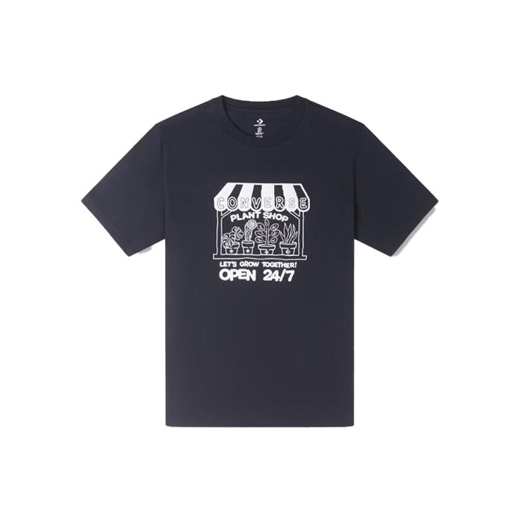 

Новые мужские черные футболки Converse 10025851-A01 S