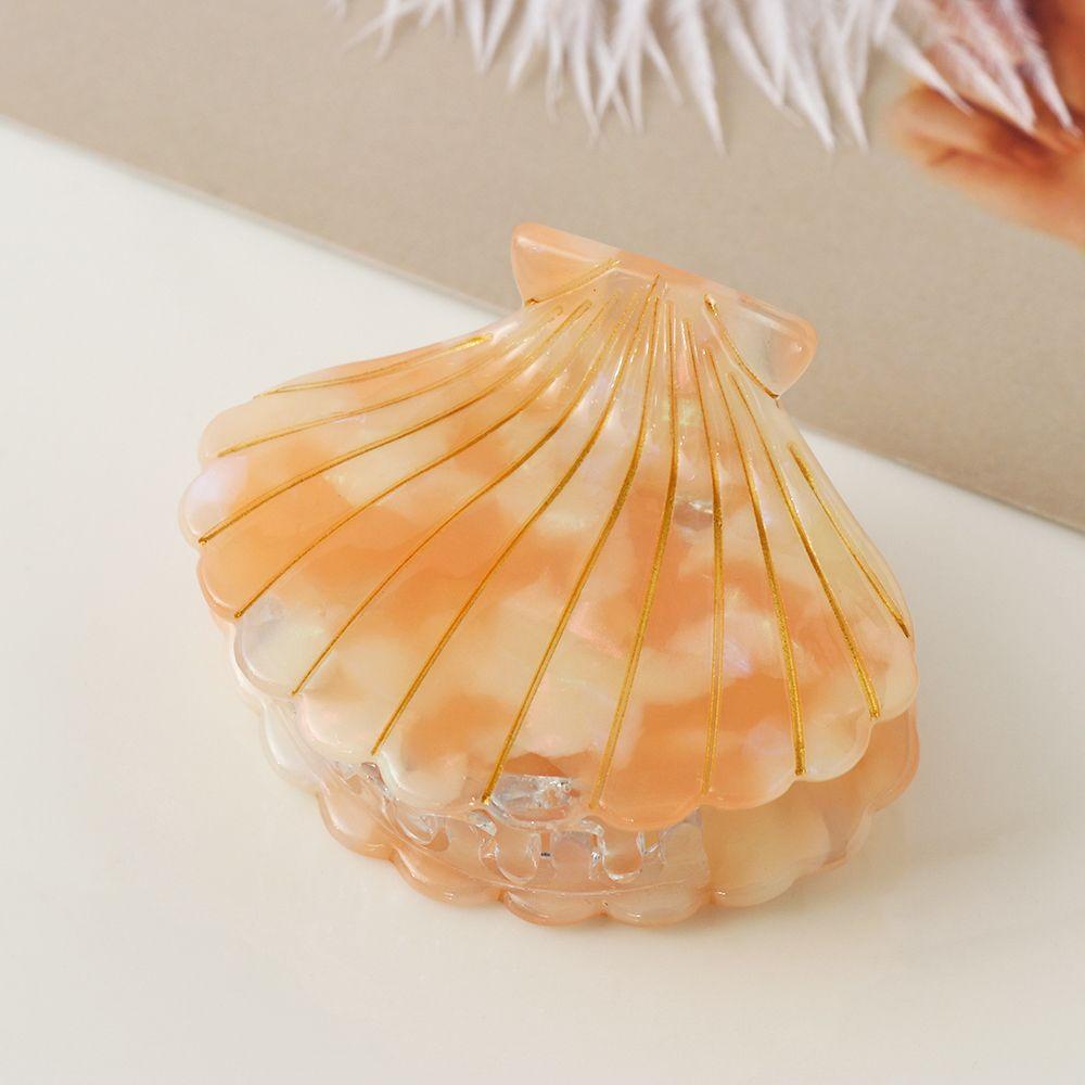 Headwear Hairgrips Hair Crab Women Hair Accessories Shell Shape Shell Hair Clips Acrylic Hair Claws