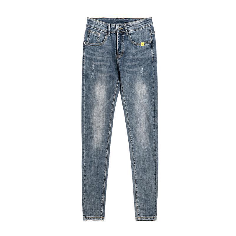 Men's Slim Nine-Point Elastic Fashion Jeans - Versatile Spring Trendy Style
