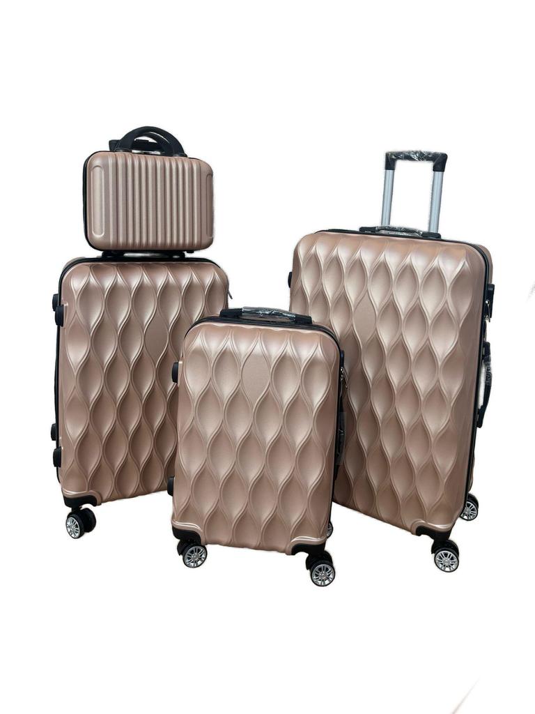 Universal Trolley Case Set: 28"/24"/20"/12" ABS Luggage with Wheels