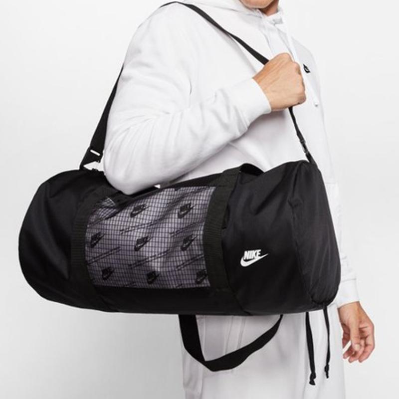 Nike Heritage Polyester Handbag Luggage Bag Travel Bag Regular Unisex Black Casual CK7445-010