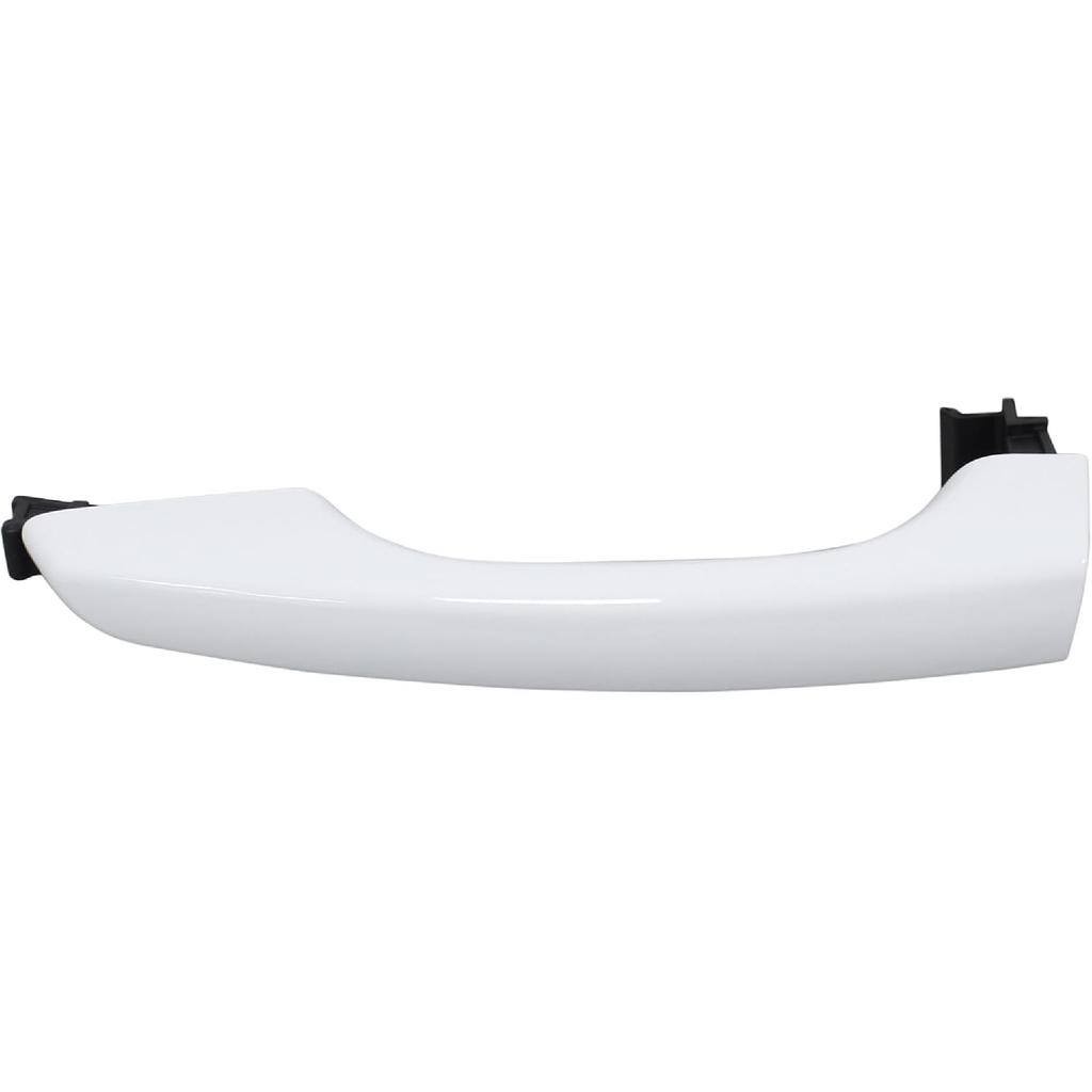 ApplianPar Front Driver and Passenger Side Exterior Door Handle White for Hyundai Elantra 2017-2020