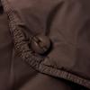 Women's Short Brown Stand Collar 90% Duck Down Jacket