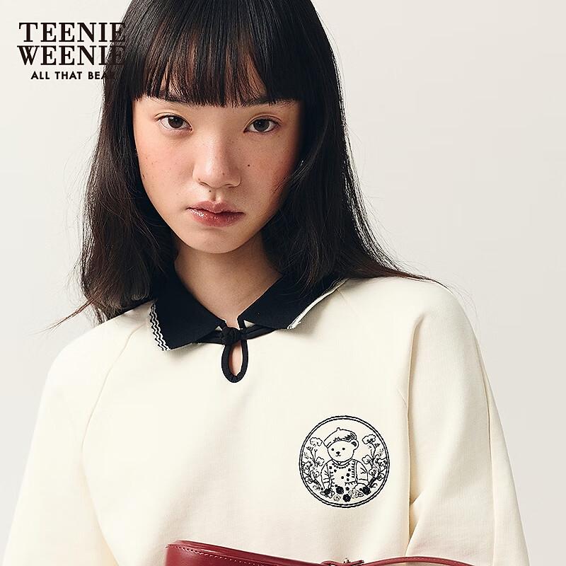 Teenie Weenie Women's Little Bear Letter Sweatshirt