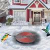 Automatic Solar Bird Bath De-Icer with Constant Temperature Heating for Outdoor Winter Use