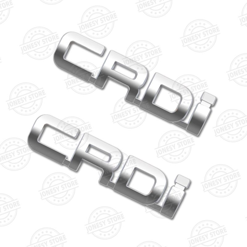 Auto Metal CRDi Logo 3D Badge Lettering Decals Trunk WOEKFD6 Sticker For Kona Tucson Accent Sorento Carens Carnival Sportage Car Styling