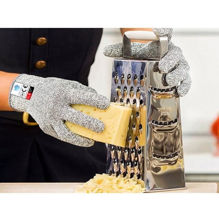 HT10371-GANT DE MENAGE.Gants Anti coupure pour hommes. Femmes et enfants. 1 paire. Niveau 5 HPPE. Gants de sécurité résistants aux