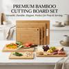 Eco-Friendly Bamboo Wooden Cutting Board Double-sided Portable Vegetable Cutting Board Durable Cutting Board Mats Picnic