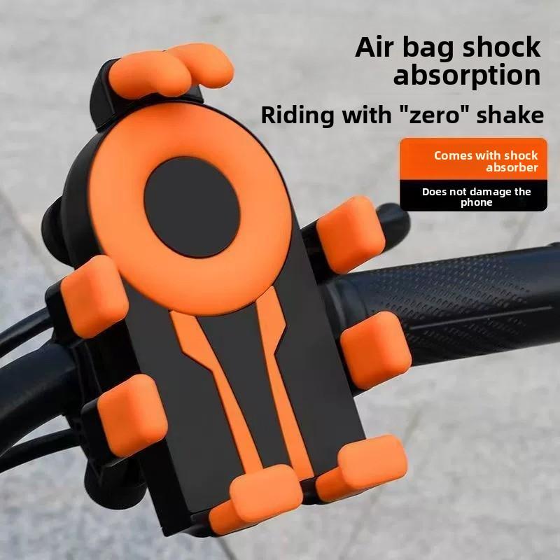 Soporte para teléfono móvil para bicicleta y motocicleta, antirrobo y estable para navegación