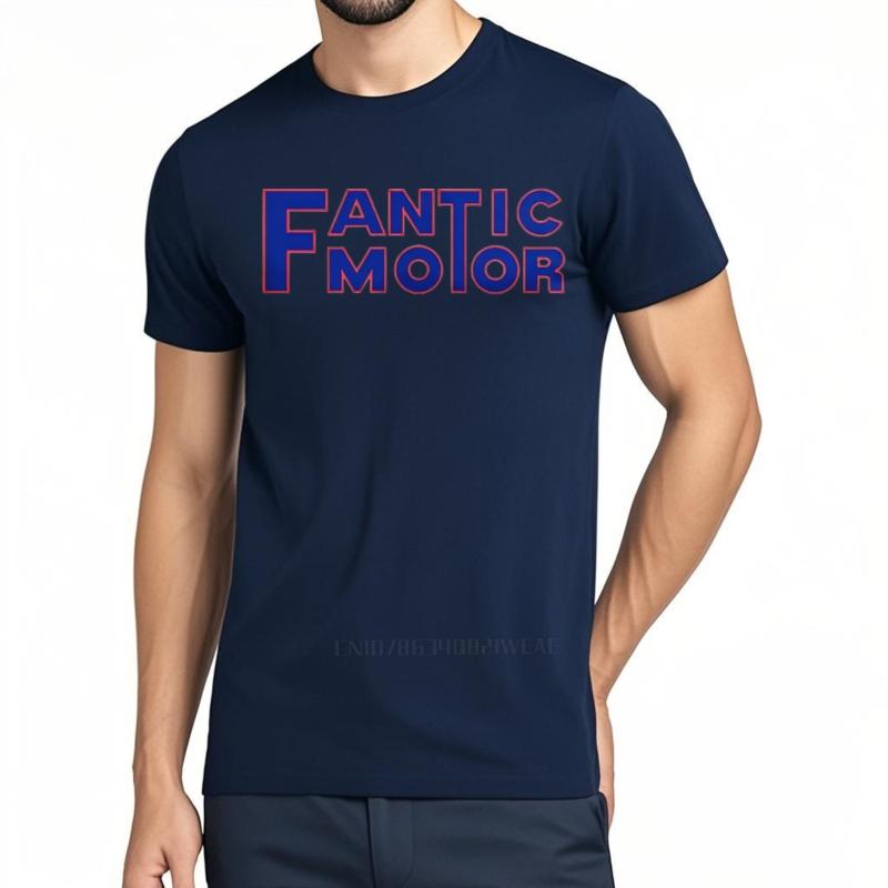 Fantic Motor Biker Motorradfahrer Design Herren Baumwoll T-Shirt Verschiedene Größen und Farben Modemarke Tee