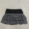 Gonna corta a tubino a righe contrastanti sexy moda stile street Y2K nicchia ragazza piccante torta