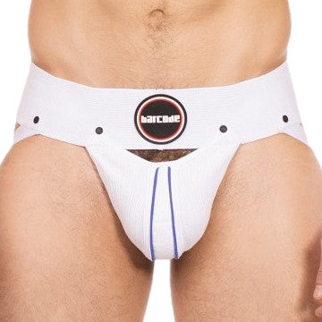 Jockstrap Rokk Blanc-Bleu - Barcode Berlin - JockStrap