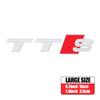 For Audi RS3 1PCS 3D ABS Car Tail Badge Rear Trunk Emblem Decoration Sticker Auto Modification Accessories for Audi TTS TTRS Logo Trim Decal
