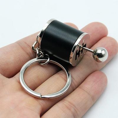 Portachiavi in Metallo Creativo Pomello del Cambio Auto Portachiavi Antistress Giocattoli Fidget Per Ansia ADHD Autismo Sensoriale Juguetes Ansiedad Y Estrés