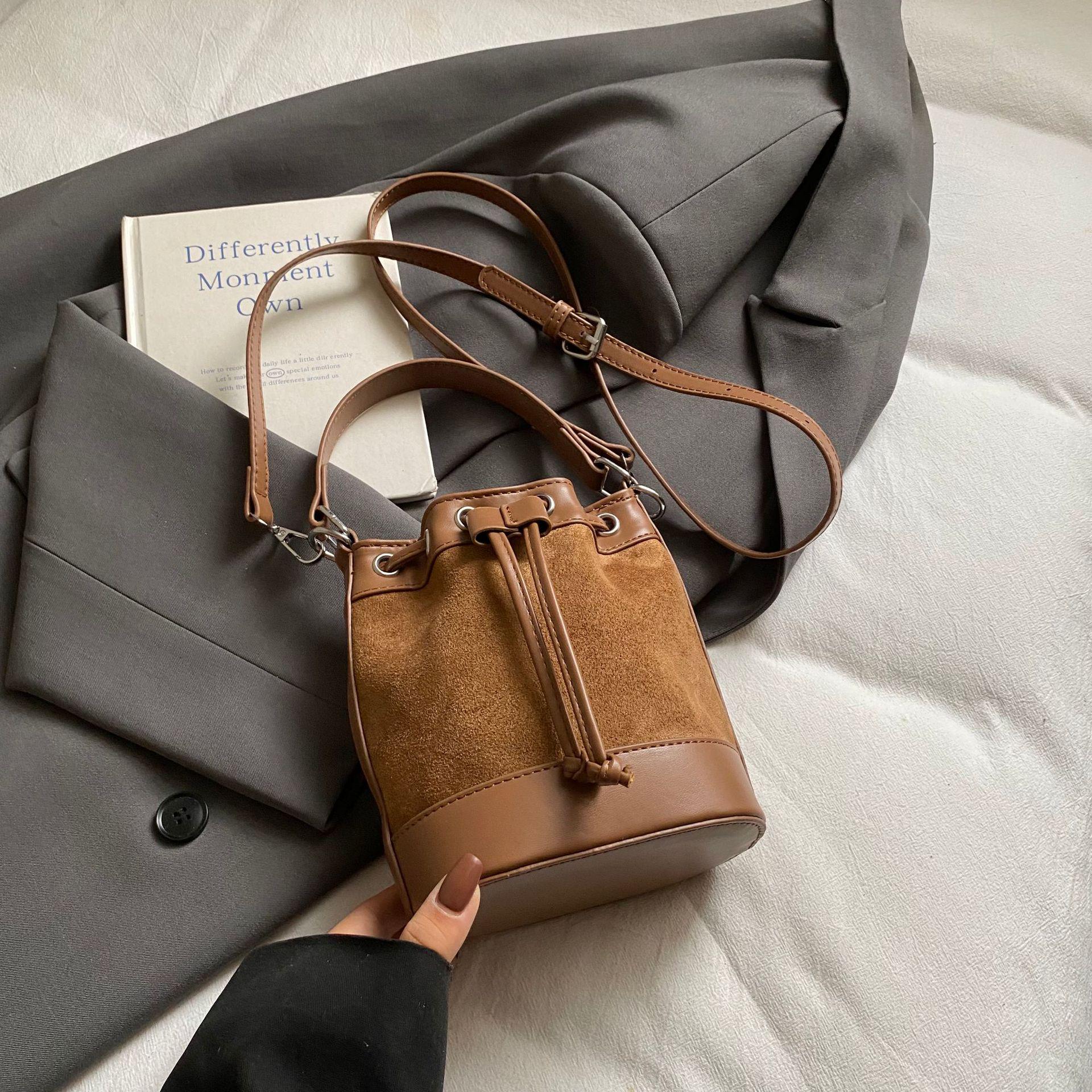 Женская сумка-ведро кроссбоди в корейском стиле 2025: Модная и универсальная сумка высокого класса