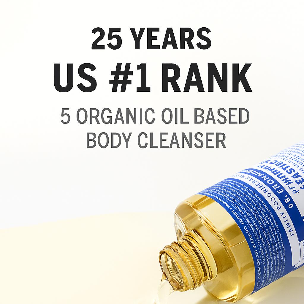 Dr. Bronner’s Peppermint Pure-Castile Liquid Soap 950m