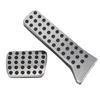 2PCS Brake Accelerator Pedal Kit Stainless Steel PPE Rubber Replacement for Mazda CX?3 2016?2019
