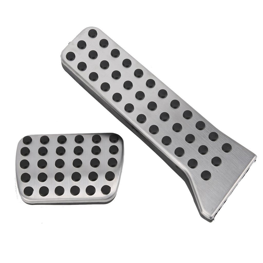 2PCS Brake Accelerator Pedal Kit Stainless Steel PPE Rubber Replacement for Mazda CX?3 2016?2019