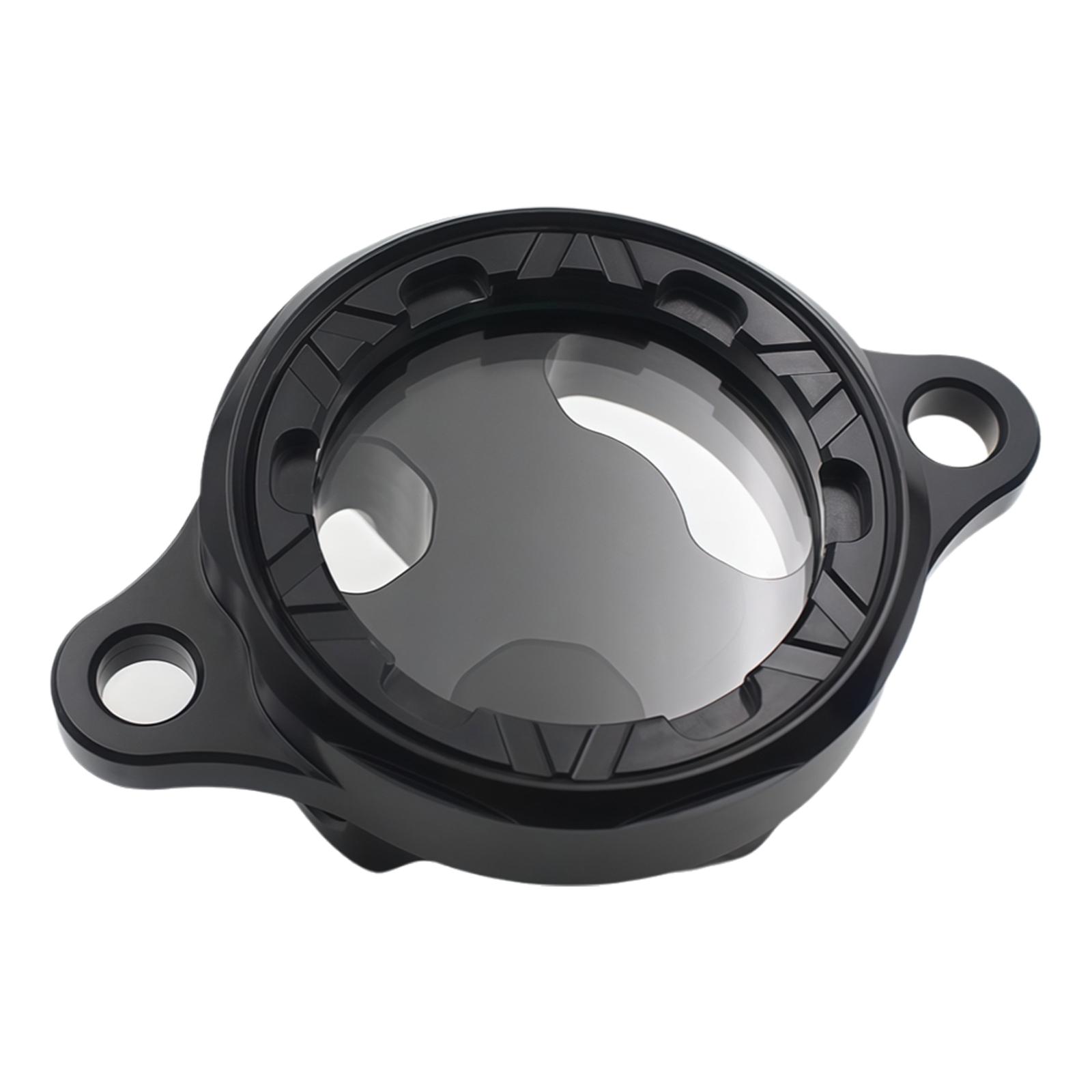 

Motorcycle Oil Filter Cover High Performance Sturdy Aluminum Alloy for Honda Cbf450x Easy to tall Direct Replacement чорний