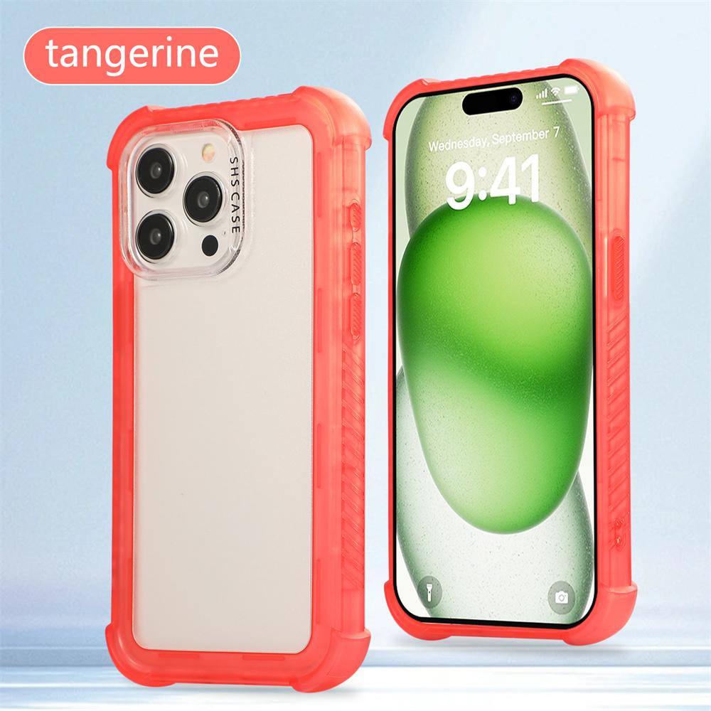 

3in1 Military Shockproof Protective Phone Case For iPhone 16 15 14 Pro Max 16 Plus 13 Air Cushion TPU Bumper PC Hard Back Cover For iPhone 14Plus