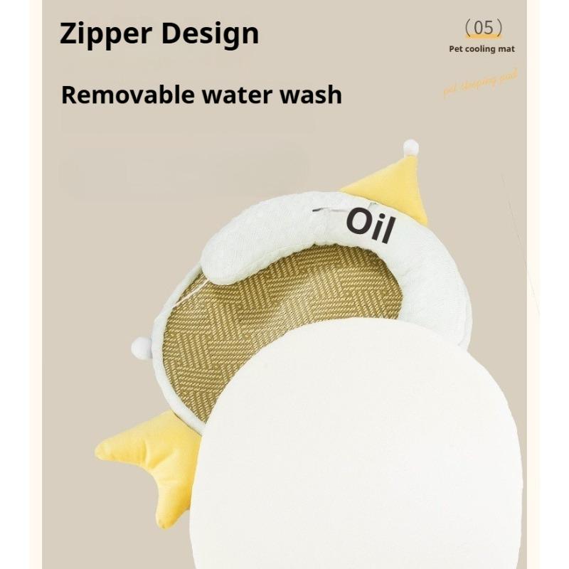 Summer Cool Ice Pet Cushion Breathable Heat Relief Sleeping Mat for Dogs Cats Home Nest Accessories