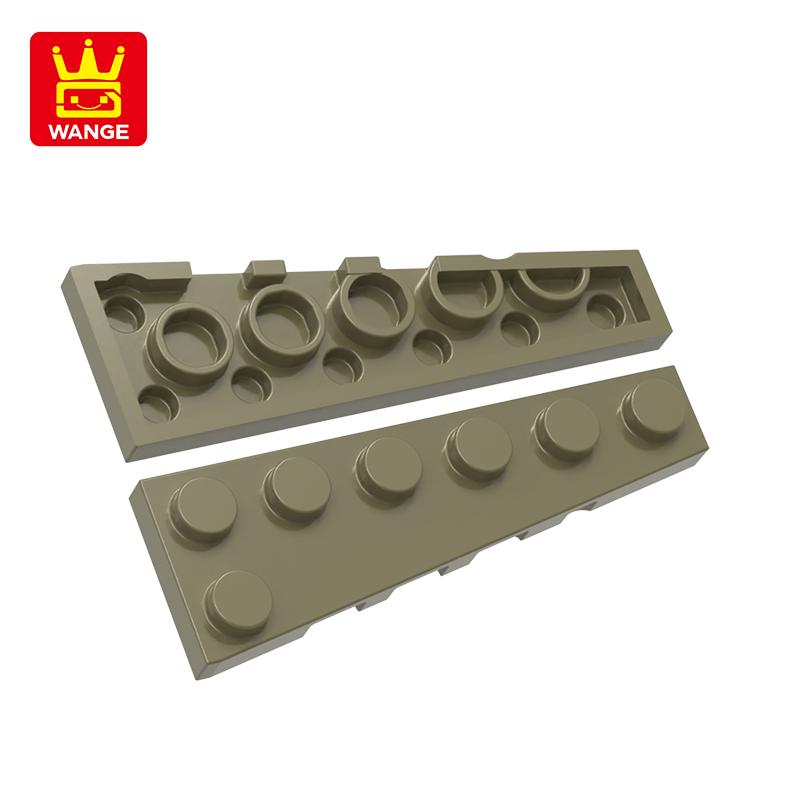 79Pcs/Lot 78443 6x2 Right Wedge Plate Building Blocks Moc Accessories Compatible With Assembles Bricks Children Toys Gift