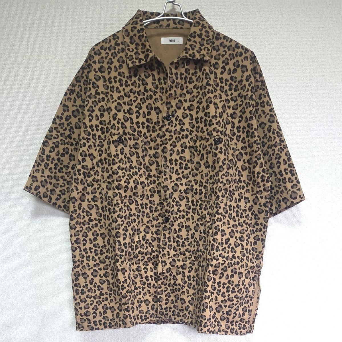 WEGO Short sleeve shirt Leopard print short sleeve shirt Leopard print Animal L