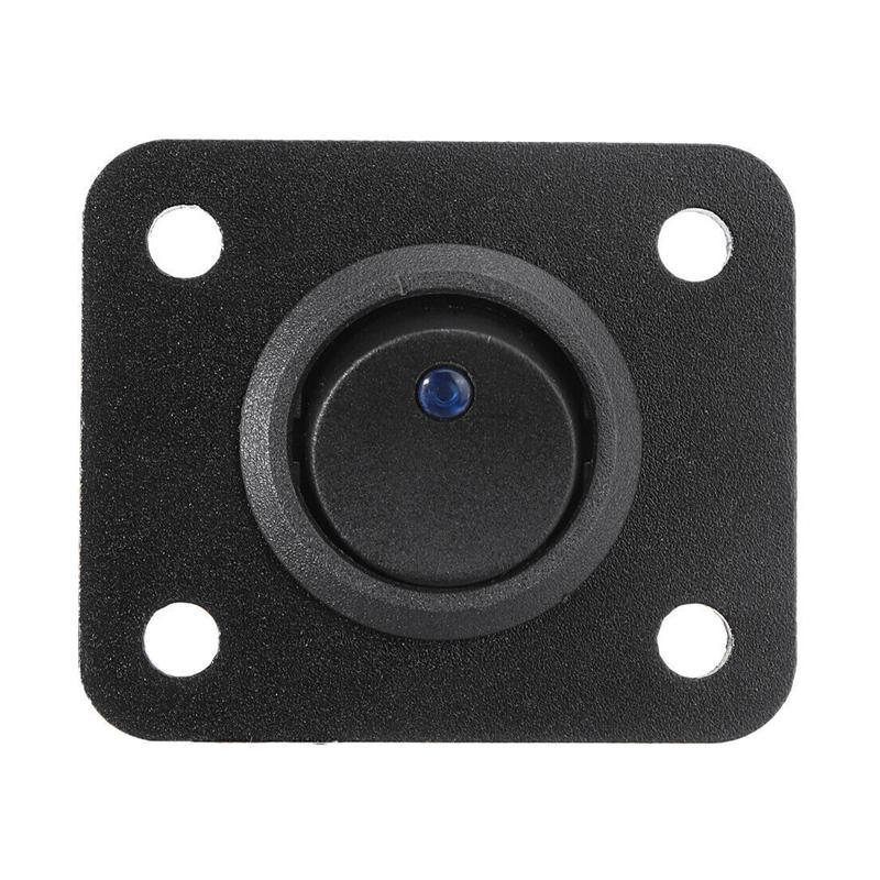 1Gang Blue LED 12V Toggle Rocker Switch Panel For Car Boat Marine RV Truck