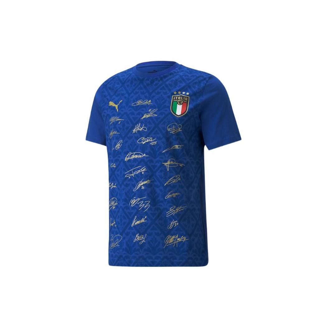 PUMA 2021-2022 Italy Signature Winner T-Shirt  Blue  Men s 769992-04 S