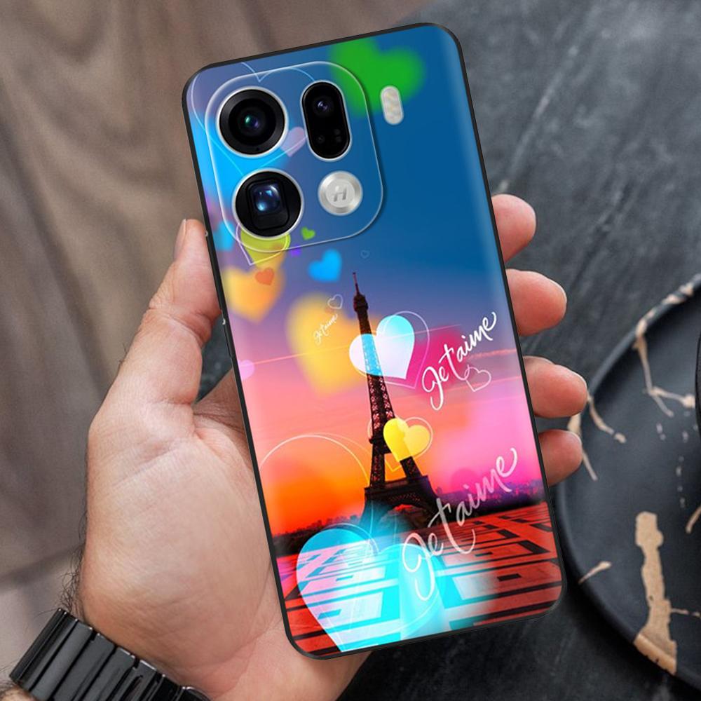 For OPPO Find X9 Find X9 Pro 5G Shockproof Case Soft TPU Silicone Phone Cover FindX9 Pro Funda Bumper Cartoon Painted Back Cover