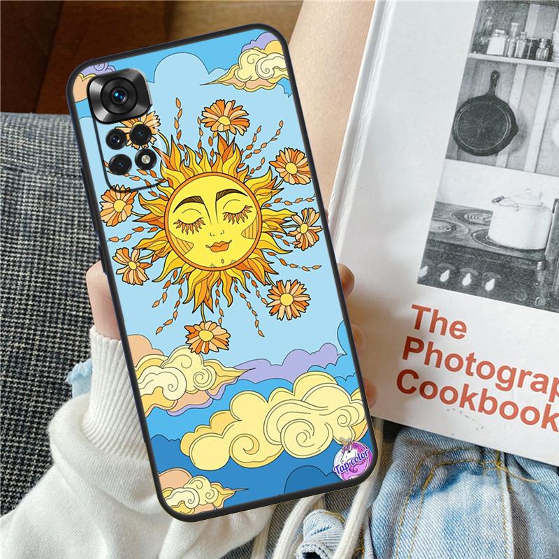 Indie Hippie Art For Xiaomi Redmi Note 13 Pro 9 10 11 12 14 Pro 11S 12S Phone Case For Redmi 12C 13C 14C 10C