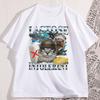 Lactose Intolerant Funny Cat Meme Tshirt Humor Silly Cats Tee Cotton Short Sleeve Round Neck Tshirt Streetwear Loose Clothes