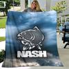 1pc Blanket Nash Tackle1 Print Design, Lightweight Blanket for Sofa, Bed- Soft &Warm, Gift for All Seasons like Christmas, Halloween