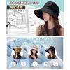 SIVAN UV Cut Hat Women Sun Protection UPF50+Latest Wide BrimLarge SizeDeep Type Cap Sunshade