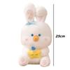 Cute Bunny Plushy With Q Version Cuddly Animal Toys Sleeping Pillow Toy