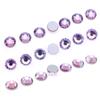 New Color Velvet Purple Electroplated Manicure Flat Bottom Rhinestone, Crystal Glass Drill Diy Manicure Nail Decorative Accessories