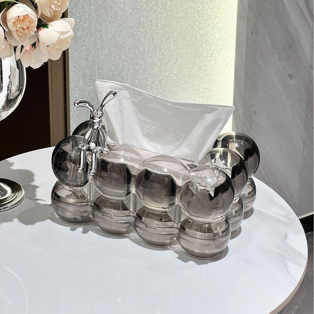 Cloud Design Tissue Box Cover, Home Tissue Boxes,High-End Paper Towel Holder for Living Room Coffee Table,Tabletop Decor