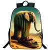 Funny Italian Brainrot Printed Backpack for Boys Girls Cappuccino Assassino Schoolbag Kids Bookbag Italian Brainrot Bags Mochila