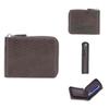 Baellerry European and American Style Men's Billfold Short RFID Wallet Fashion Zipper Coin Purse Pu Leather Card Holder