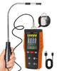 WapoRich Hot-Wire Anemometer Digital Anemometer: Measures Wind Speed/Air Volume/Temperature, with Telescopic Probe, and Automatic CFM/CMM/CMS Calculat