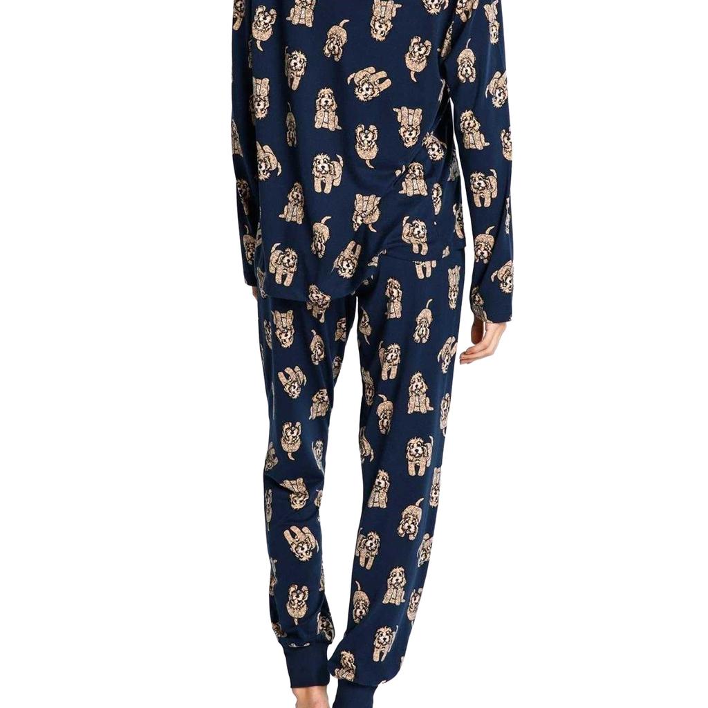 Conjunto de Pijama Chelsea Peers Feminino/Senhora com Estampa de Filhotes