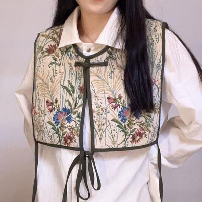 Flower Scarf Detachable Shawl Fashion Coat Cover Decorating  for Women