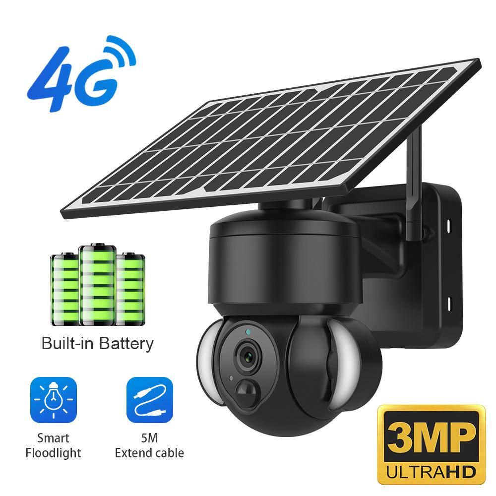 

4G/WiFi Solar Outdoor UBOX Surveillance Camera: Wireless, Low Power, Zoom, No Electricity or Network Needed WiFi without memory card