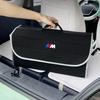 Car Trunk Storage Bag Leather Camping Box Collapsible Auto Emblem Organizer Accessories for BMW M Performance E36 E60 E90 E46 M5