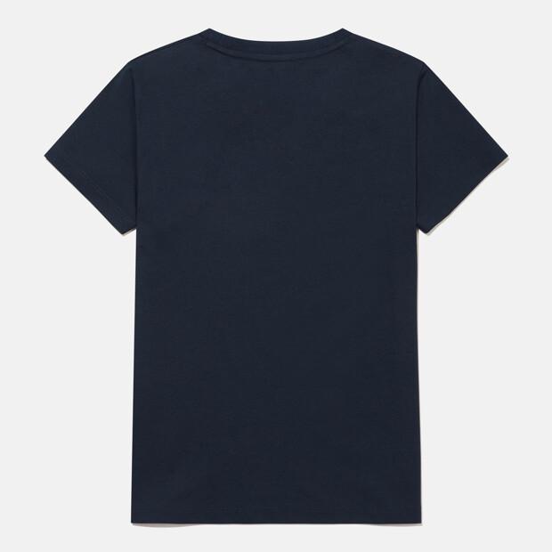 DESCENTE Tough Wording Graphic Short Sleeve T-Shirt Dark Navy Sr123Uts22 (B Type)