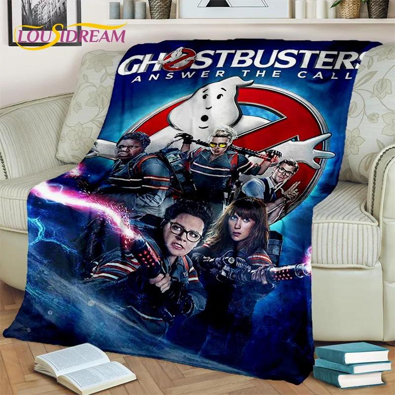 G-Ghostbusters Cartoon-Film-Decke, weiche Flanell-Überwurfdecke für Zuhause, Schlafzimmer, Bett, Sofa, Picknick, Büro, Wandern, Freizeit, Nickerchen, Geschenk